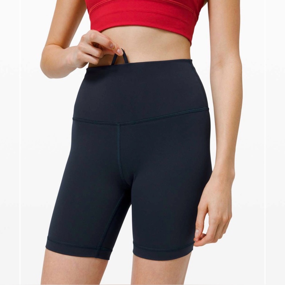 Lululemon Wunder Train High-Rise Short 6" True Navy Size 8